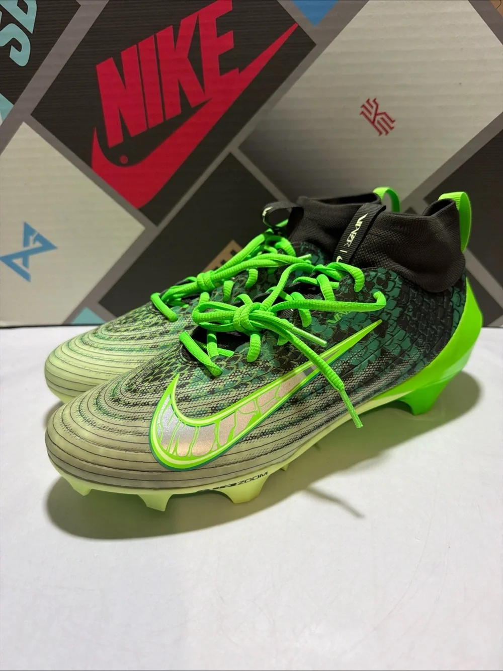 NIKE Vapor Pro 1 Football Cleats 'CeeDee Lamb' Green Silver IF0108-300 Size 10.5